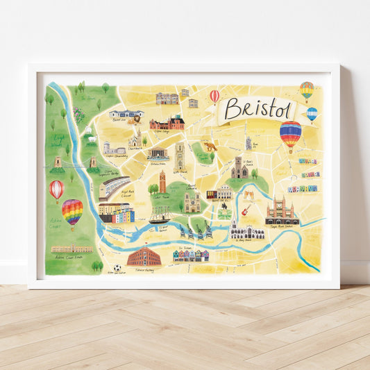 Illustrated Map of Bristol