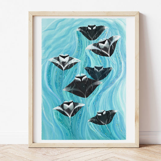 Manta Rays Print